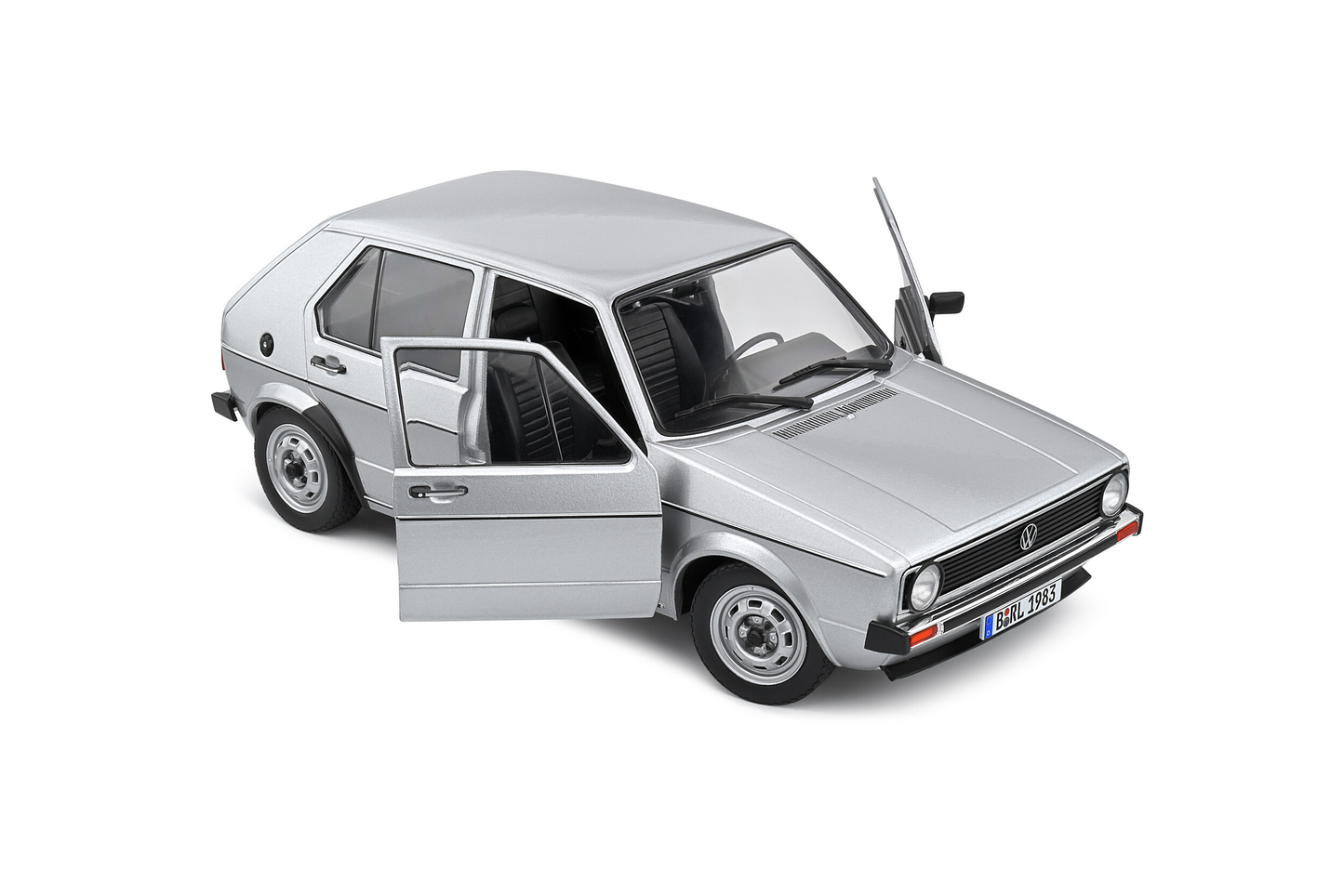 Volkswagen Golf L MK1 1983 Gris Metal Solido 1:18