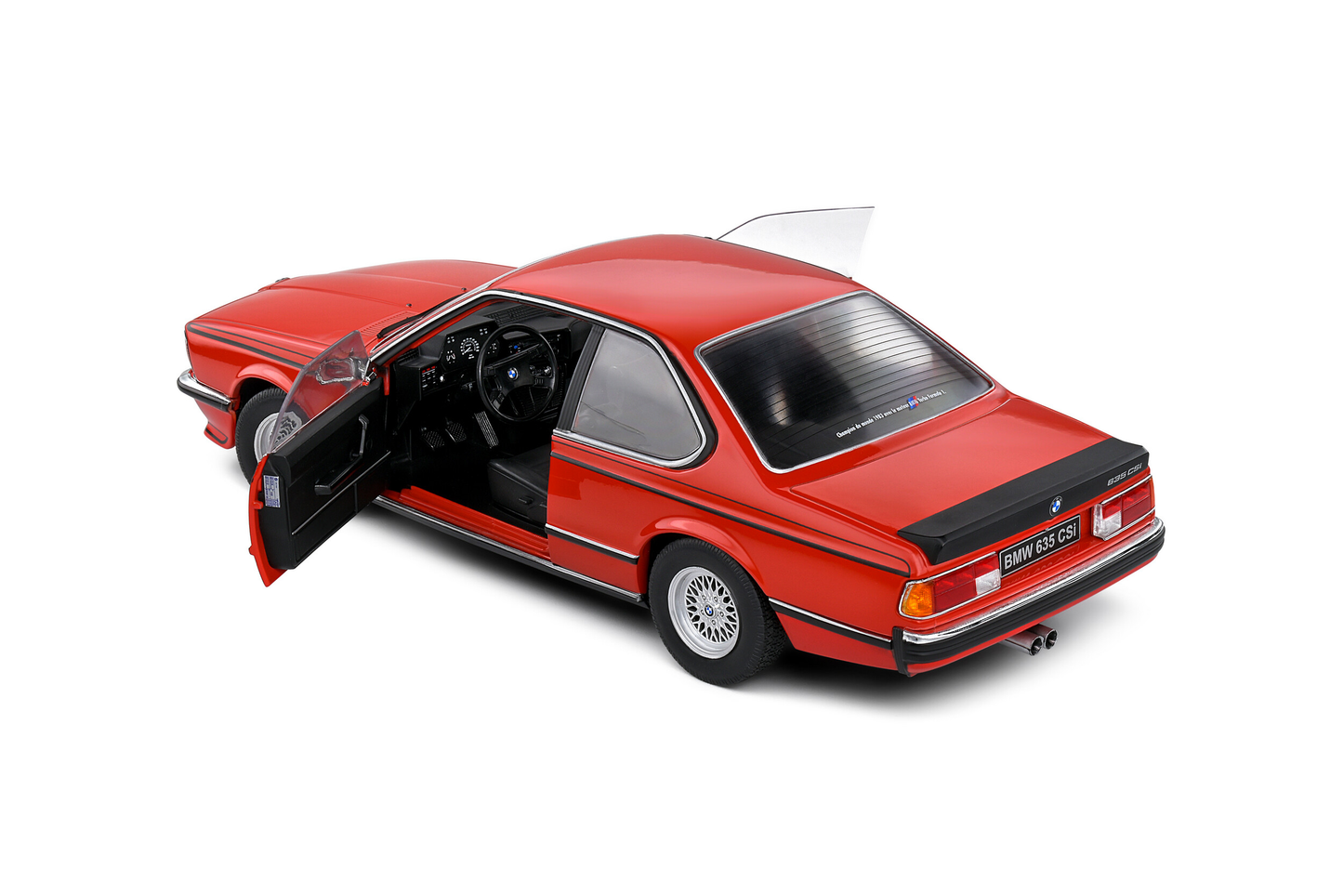 BMW 635 CSI E24 1984 Henna Red Solido 1:18