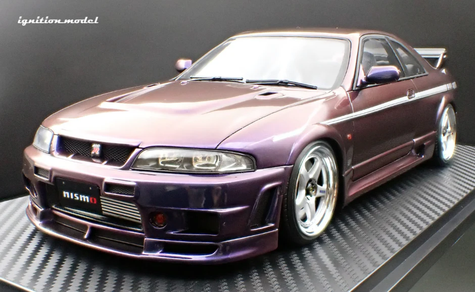 IG3657 NISMO 400R (BCNR33) Midnight Purple Ignition Model 1:18