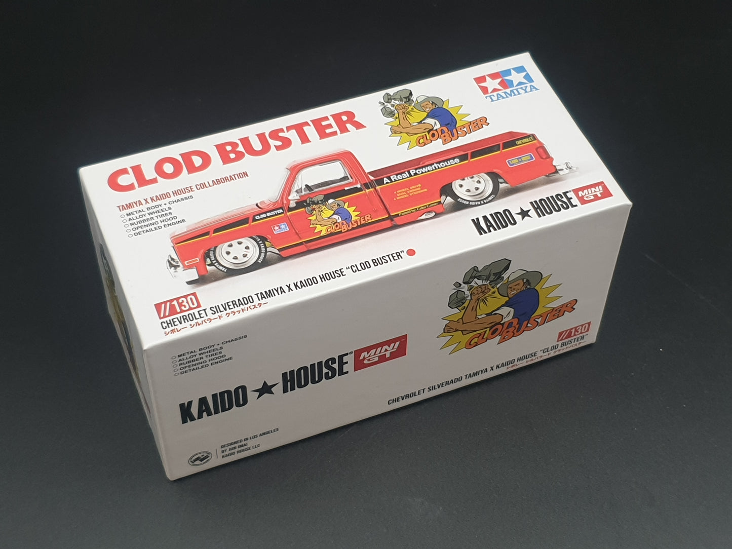 Chevrolet Silverado TAMIYA x KAIDO HOUSE "CLOD BUSTER" Mini GT 1:64