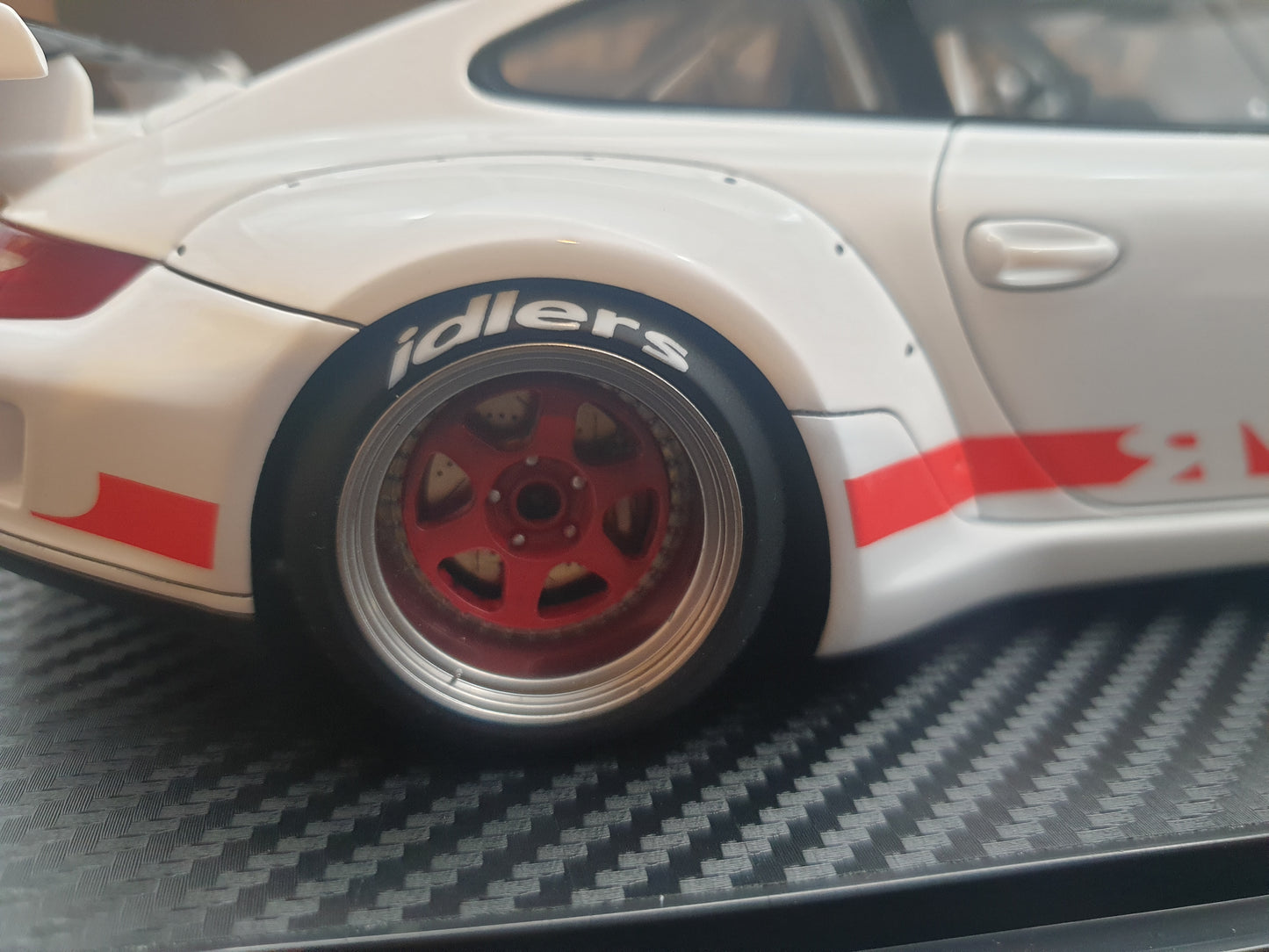 RWB 997 GT3 White Ignition Model 1:18
