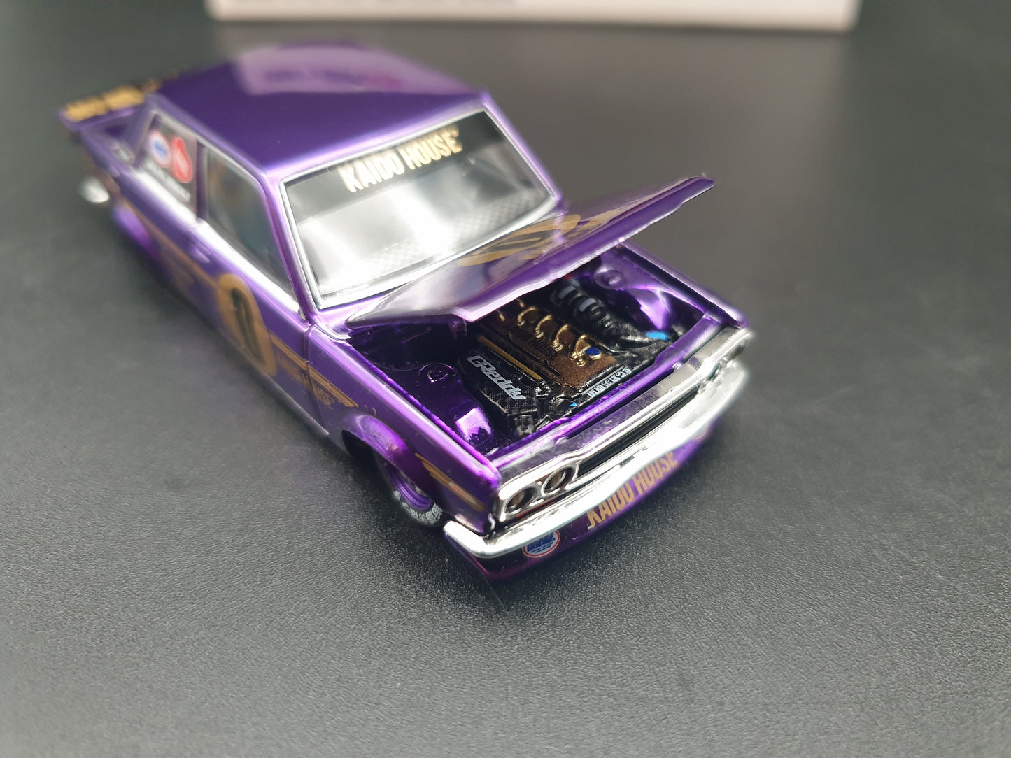 Datsun 510 PRO STREET ANNIVERSARY EDITION KAIDO HOUSE Mini GT 1:64