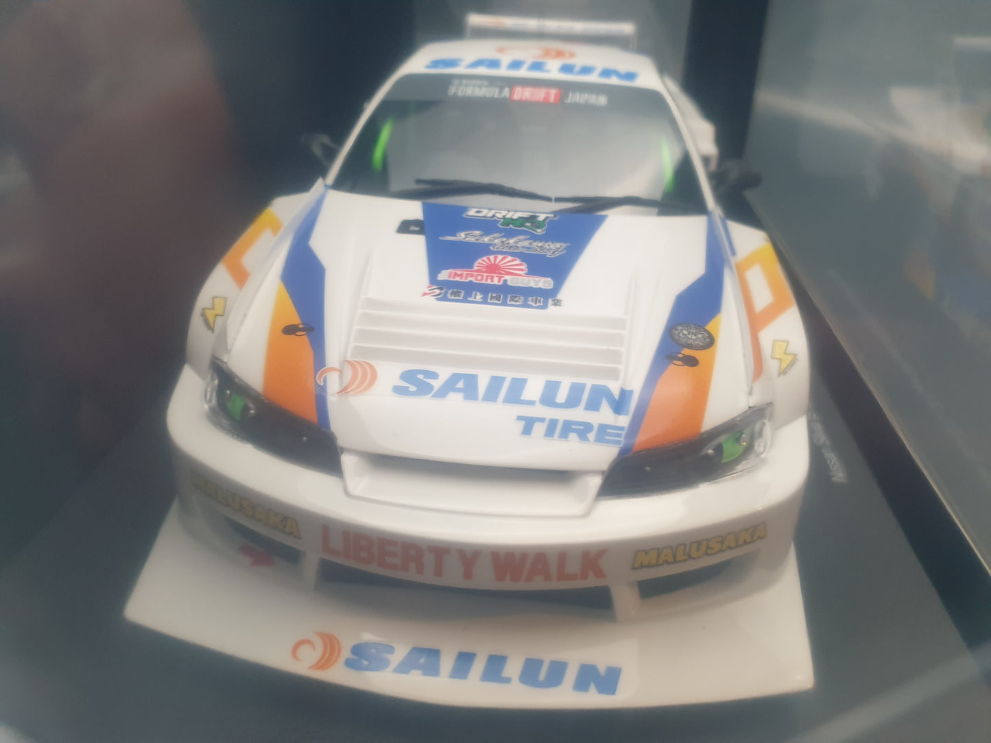 Nissan Silvia S15 LB-Super Silhouette #555 2023 Formula Drift Japan Top Speed 1:18