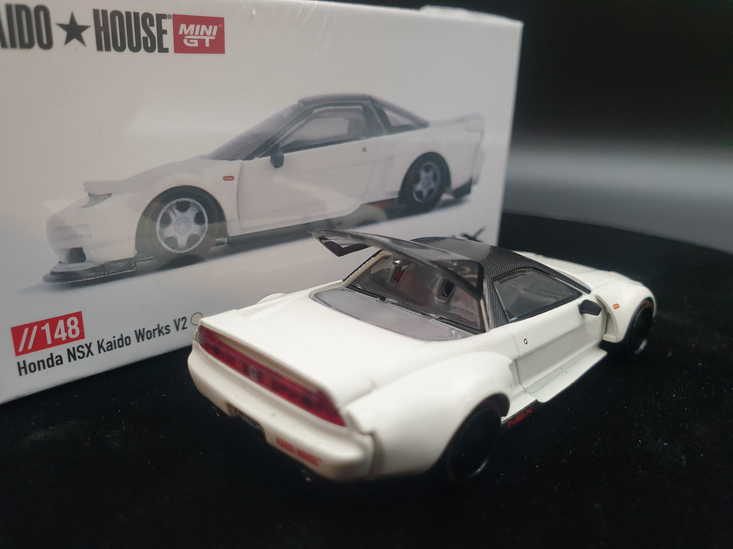 Honda NSX V2 White KAIDO HOUSE Mini GT 1:64