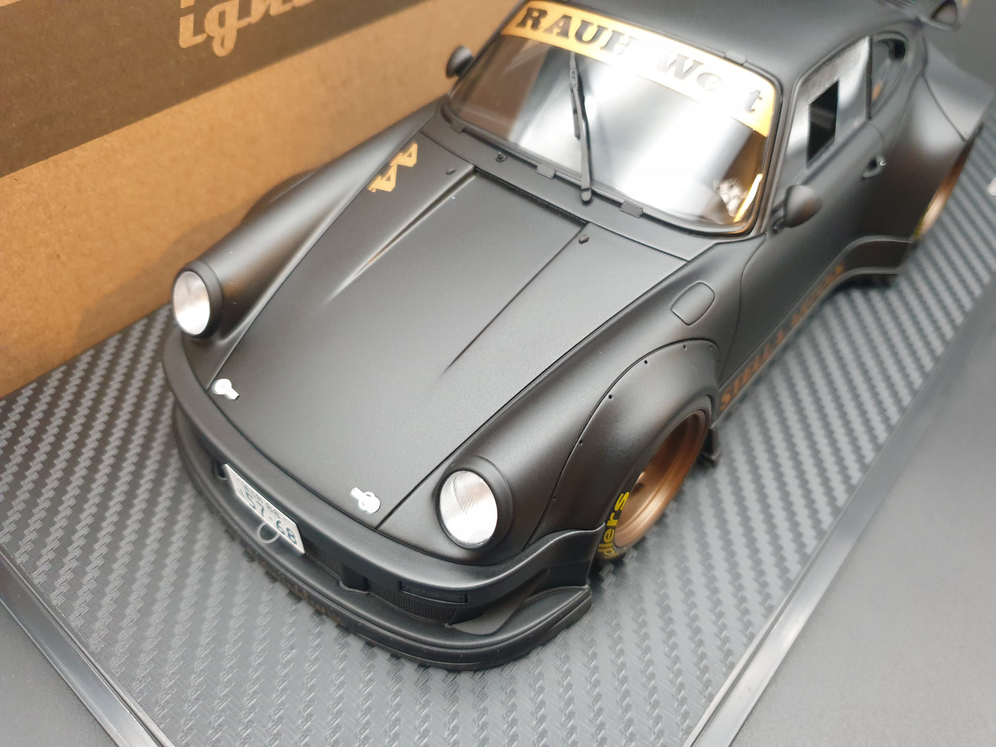IG3695 RWB 930 Matte Black Stella Artois Ignition Model 1:18