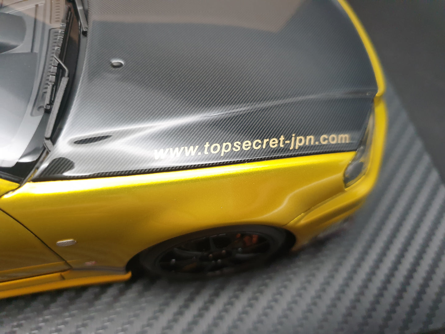 Miniature Porsche RWB 964 - Scale 1:18 - Color Black