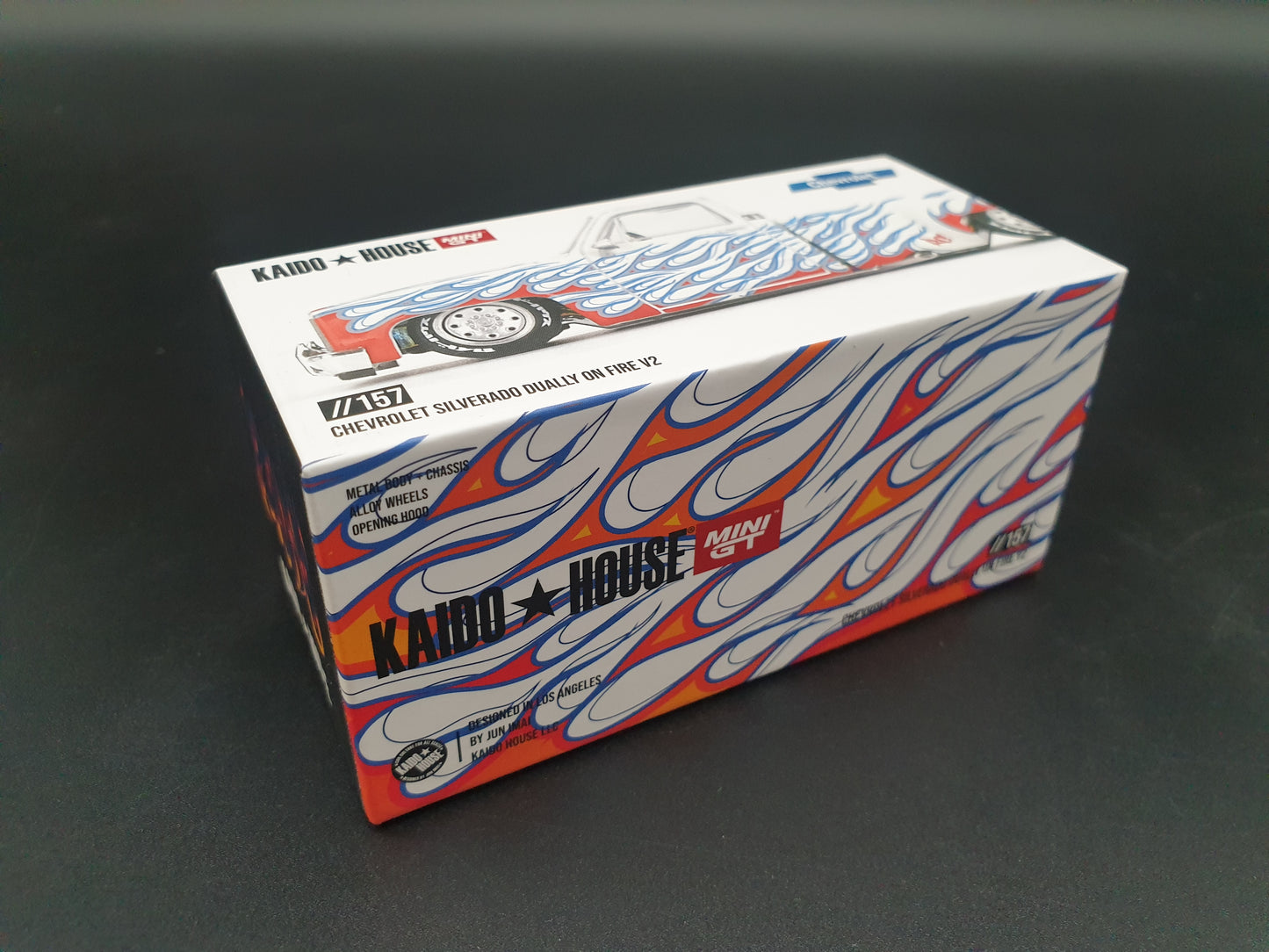 Chevrolet Silverado Dually One Fire V2 KAIDO HOUSE Mini GT 1:64