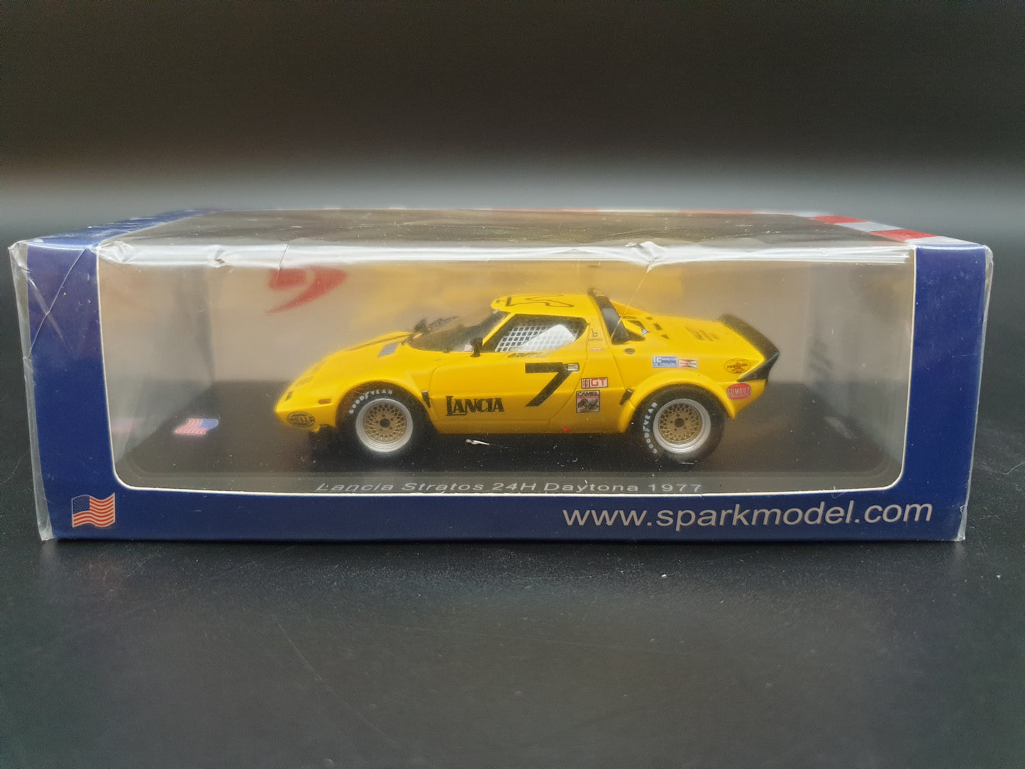 Lancia Stratos #7 24H Daytona 1977 Spark 1:43