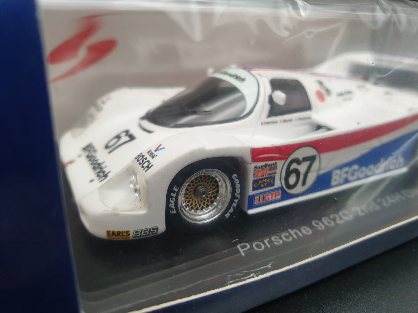 Porsche 962C #67 2nd 24H Daytona 1988 Spark 1:43