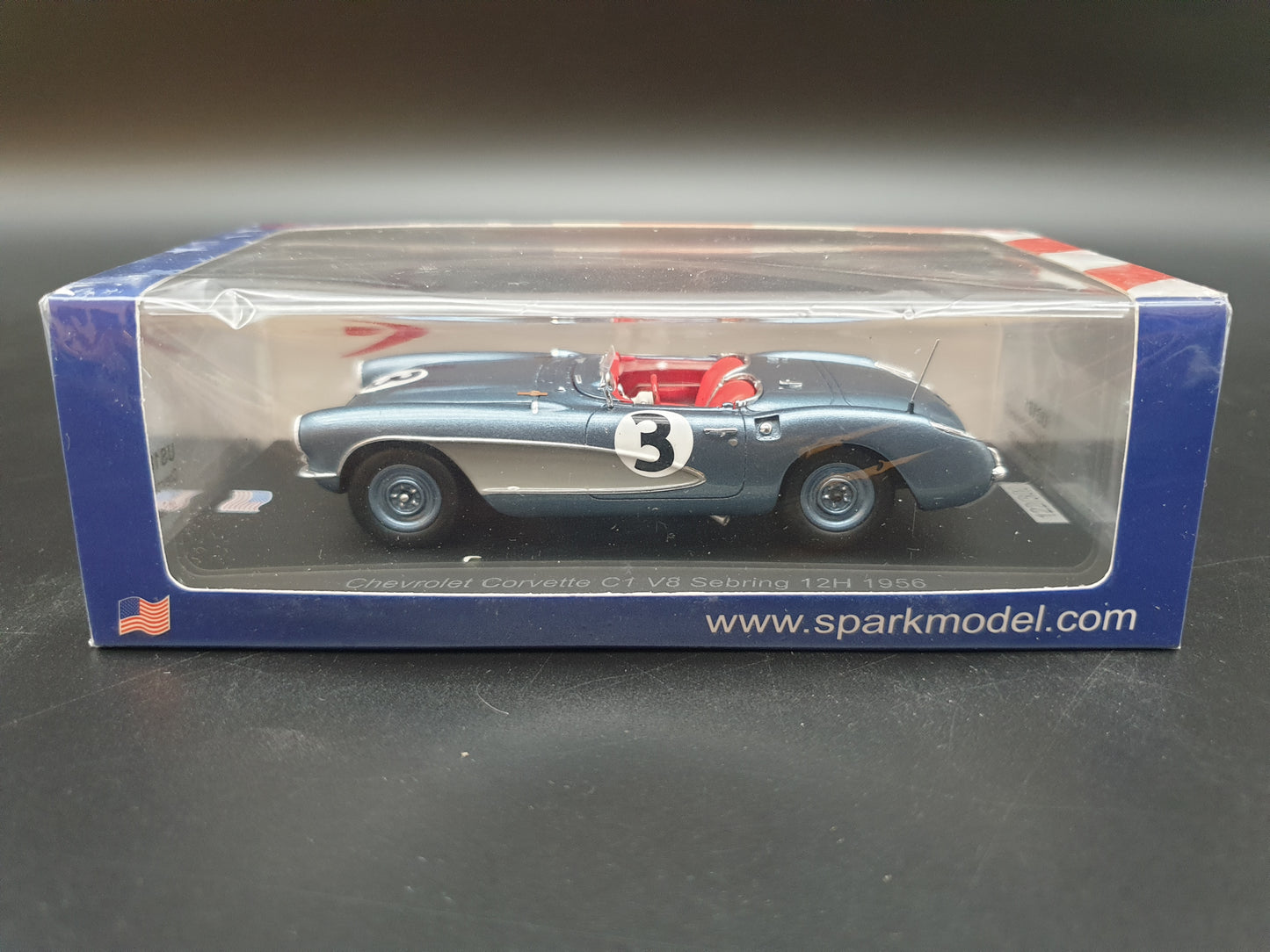 Chevrolet Corvette C1 V8 Sebring 12Hrs 1956 Spark 1:43