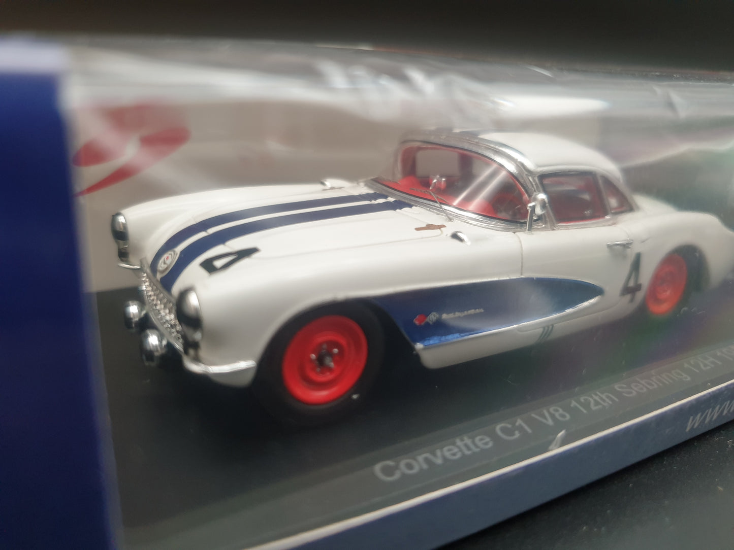 Chevrolet Corvette C1 V8 12th Sebring 12Hrs 1957 Spark 1:43