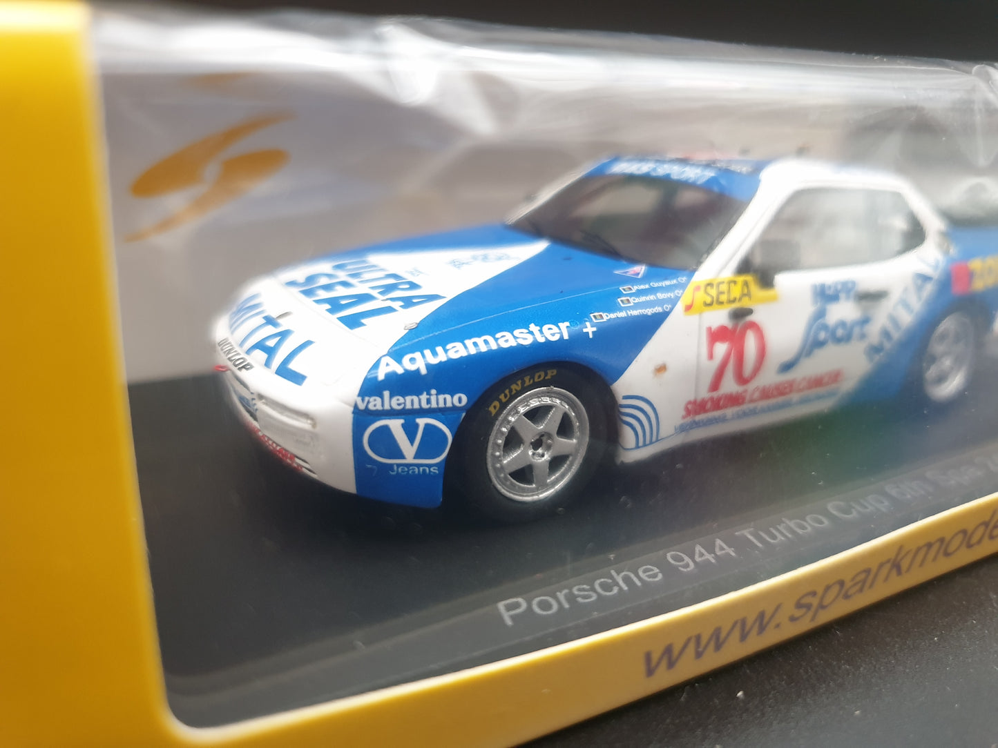 Porsche 944 Turbo Cup #70 6th 24Hrs de Spa 1989 Spark 1:43
