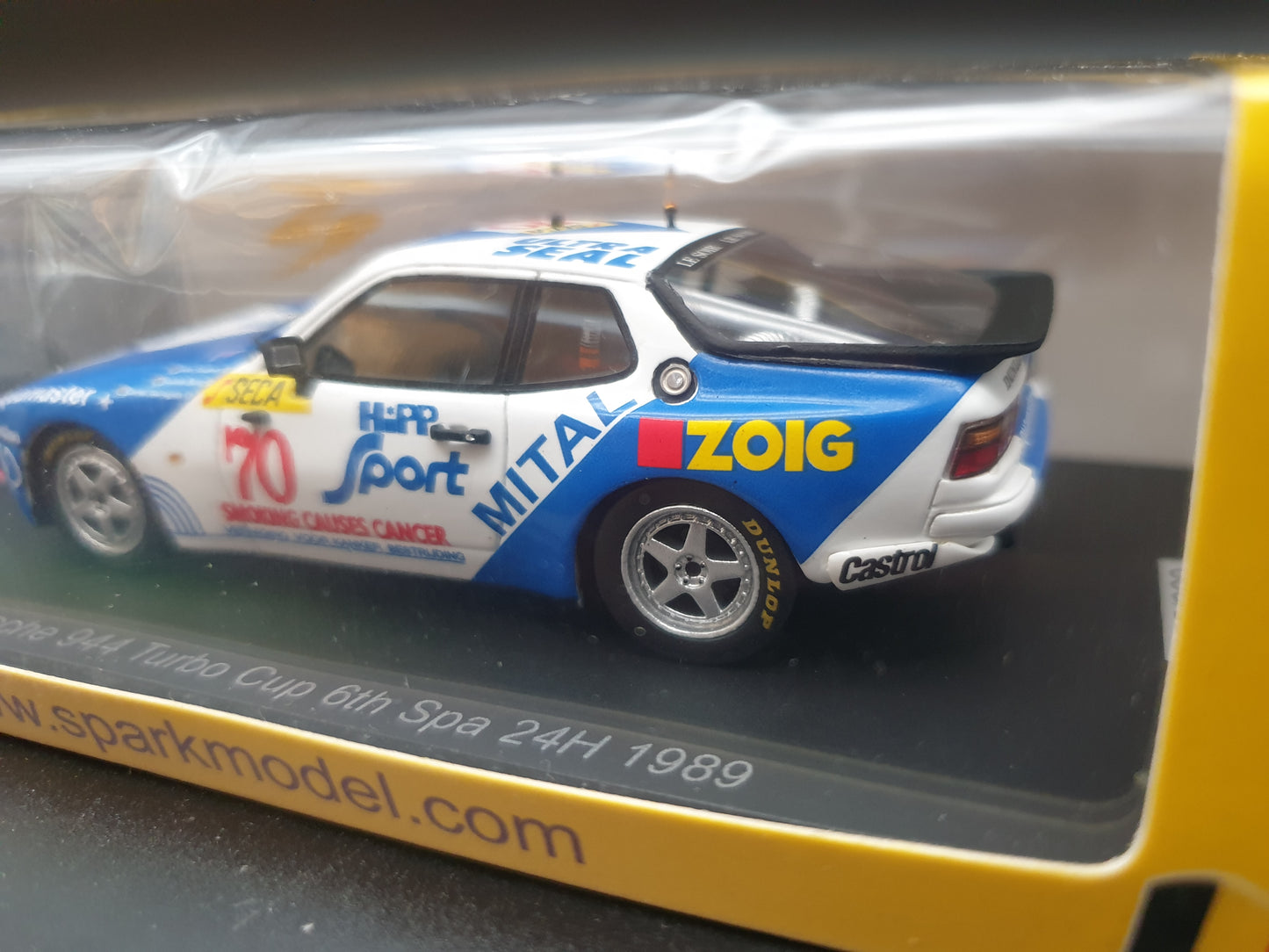 Porsche 944 Turbo Cup #70 6th 24Hrs de Spa 1989 Spark 1:43