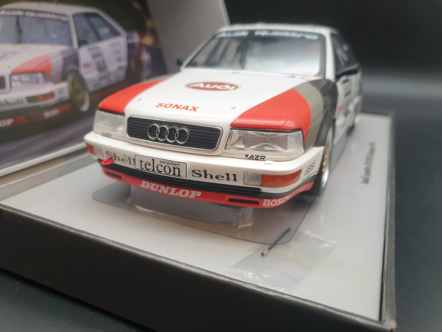 Audi Quattro V8 DTM Champion 1990 H.Stuck Werk83 1:18