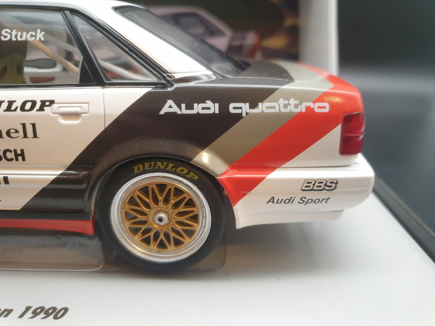 Audi Quattro V8 DTM Champion 1990 H.Stuck Werk83 1:18