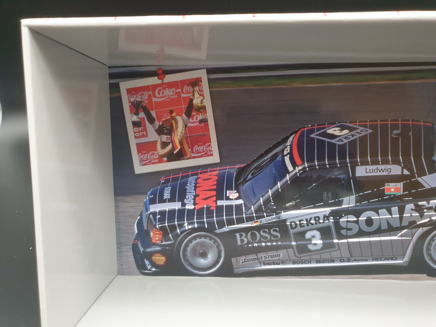 Mercedes-Benz 190E 2.5 16 EVO II DTM Champion 1992 K.Ludwig Werk83 1:18