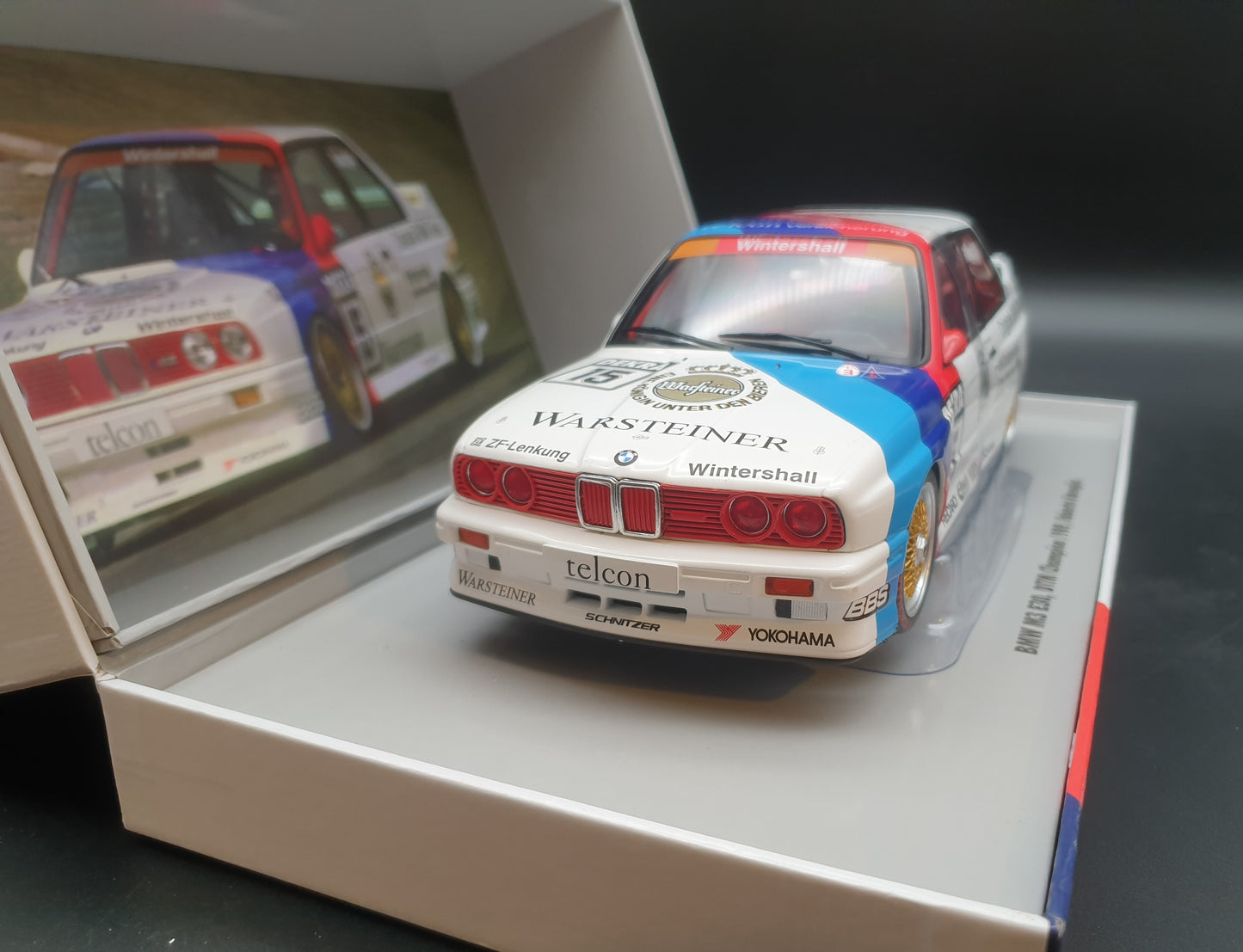 BMW M3 E30 DTM Champion 1989 R.Ravaglia Werk83 1:18