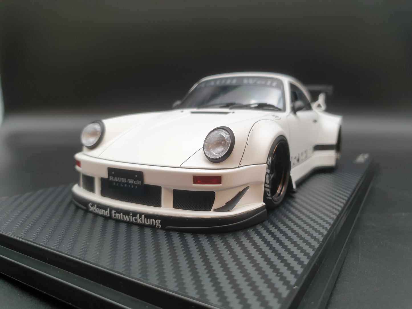 Porsche RWB 964 in miniatura - Scala 1:18 - Colore nero