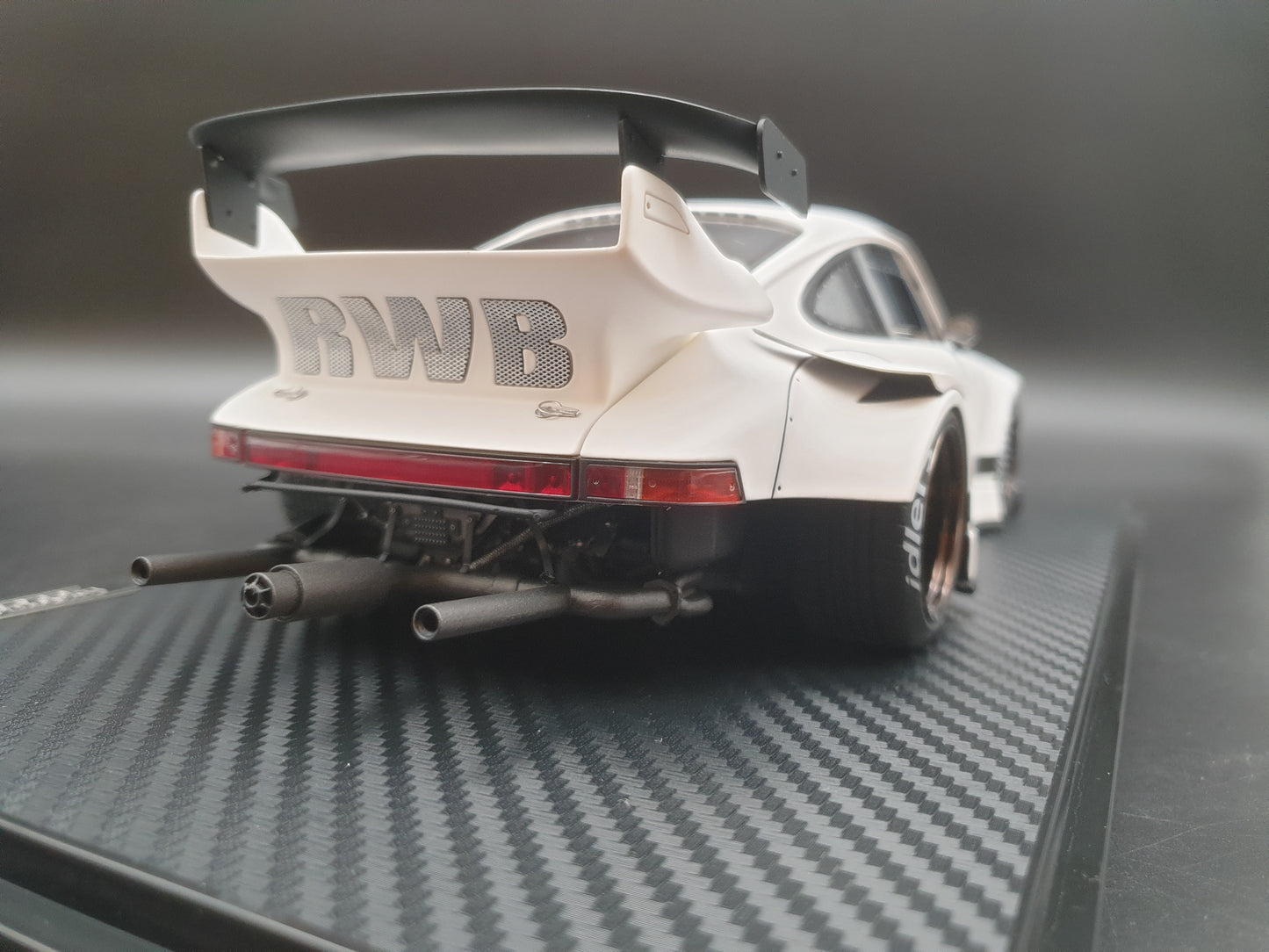 Porsche RWB 964 in miniatura - Scala 1:18 - Colore nero