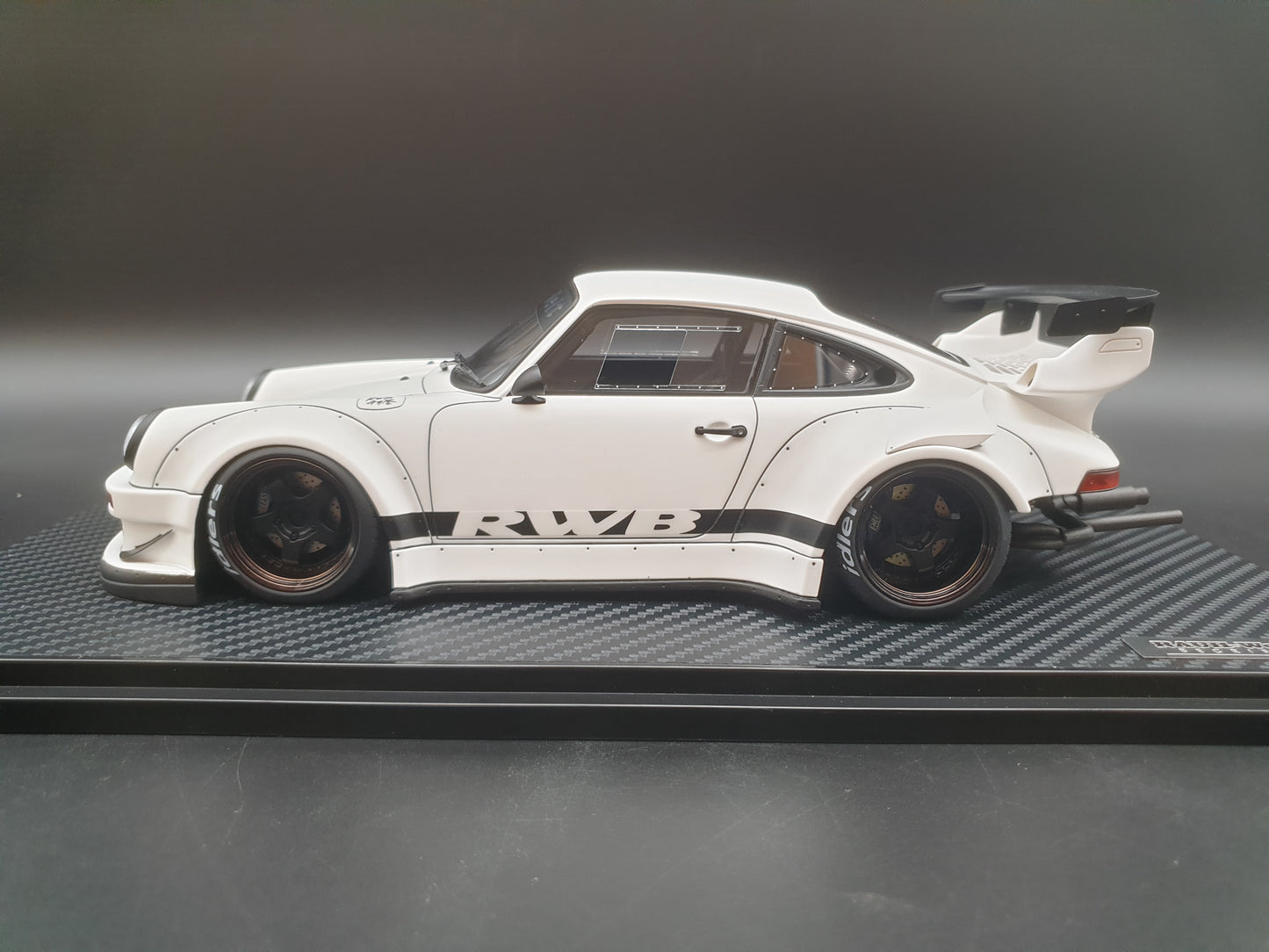 Porsche RWB 964 in miniatura - Scala 1:18 - Colore nero