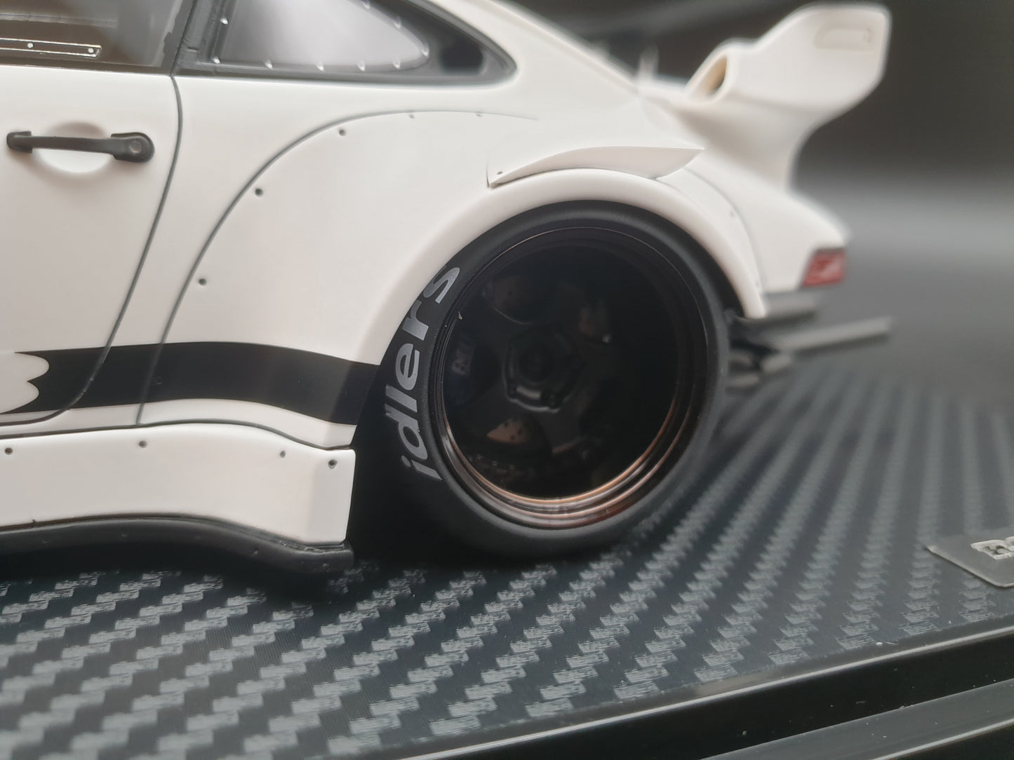 Porsche RWB 964 in miniatura - Scala 1:18 - Colore nero
