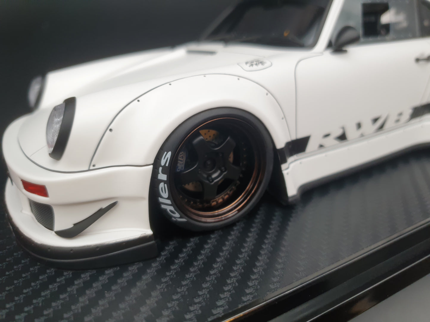 Porsche RWB 964 in miniatura - Scala 1:18 - Colore nero
