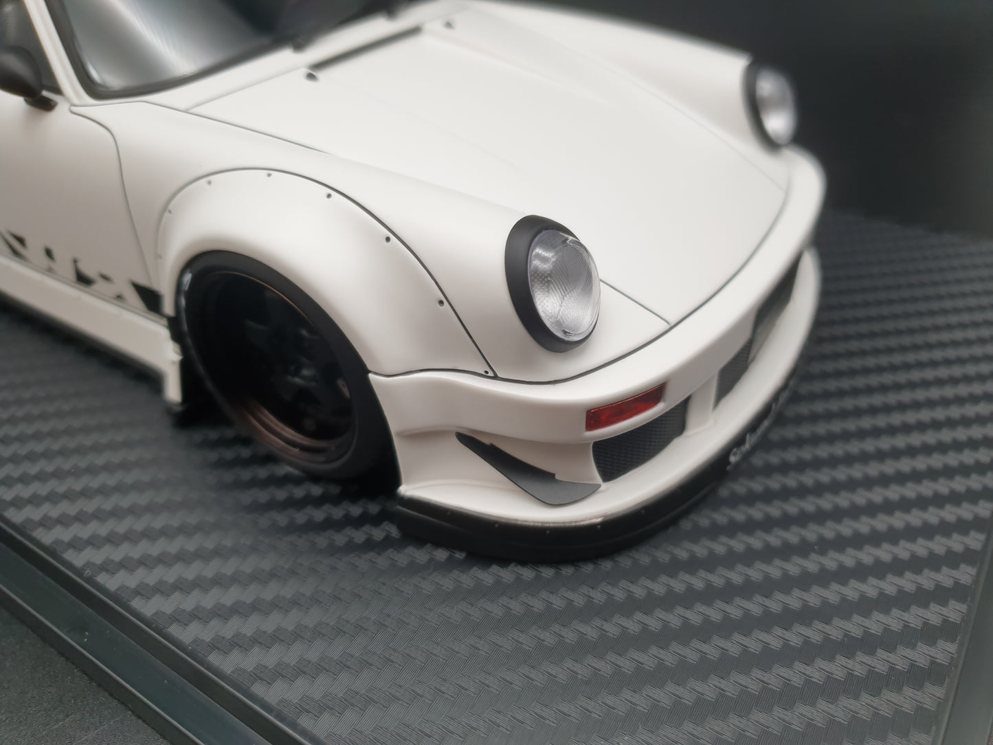 Porsche RWB 964 in miniatura - Scala 1:18 - Colore nero