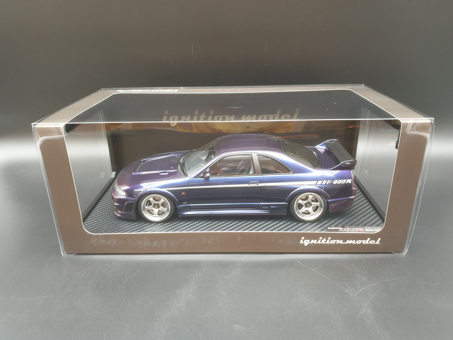 IG3657 NISMO 400R (BCNR33) Midnight Purple Ignition Model 1:18