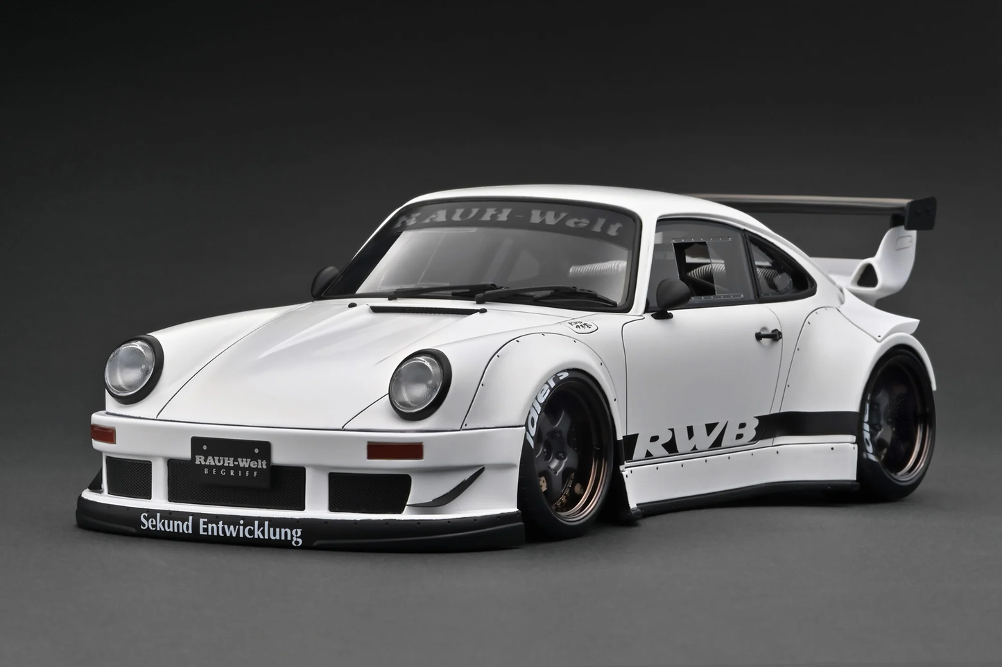 Porsche RWB 964 in miniatura - Scala 1:18 - Colore nero