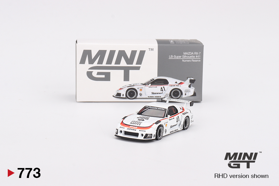 MAZDA RX-7 LB-Super Silhouette #41 Numero reserve Mini GT 1:64