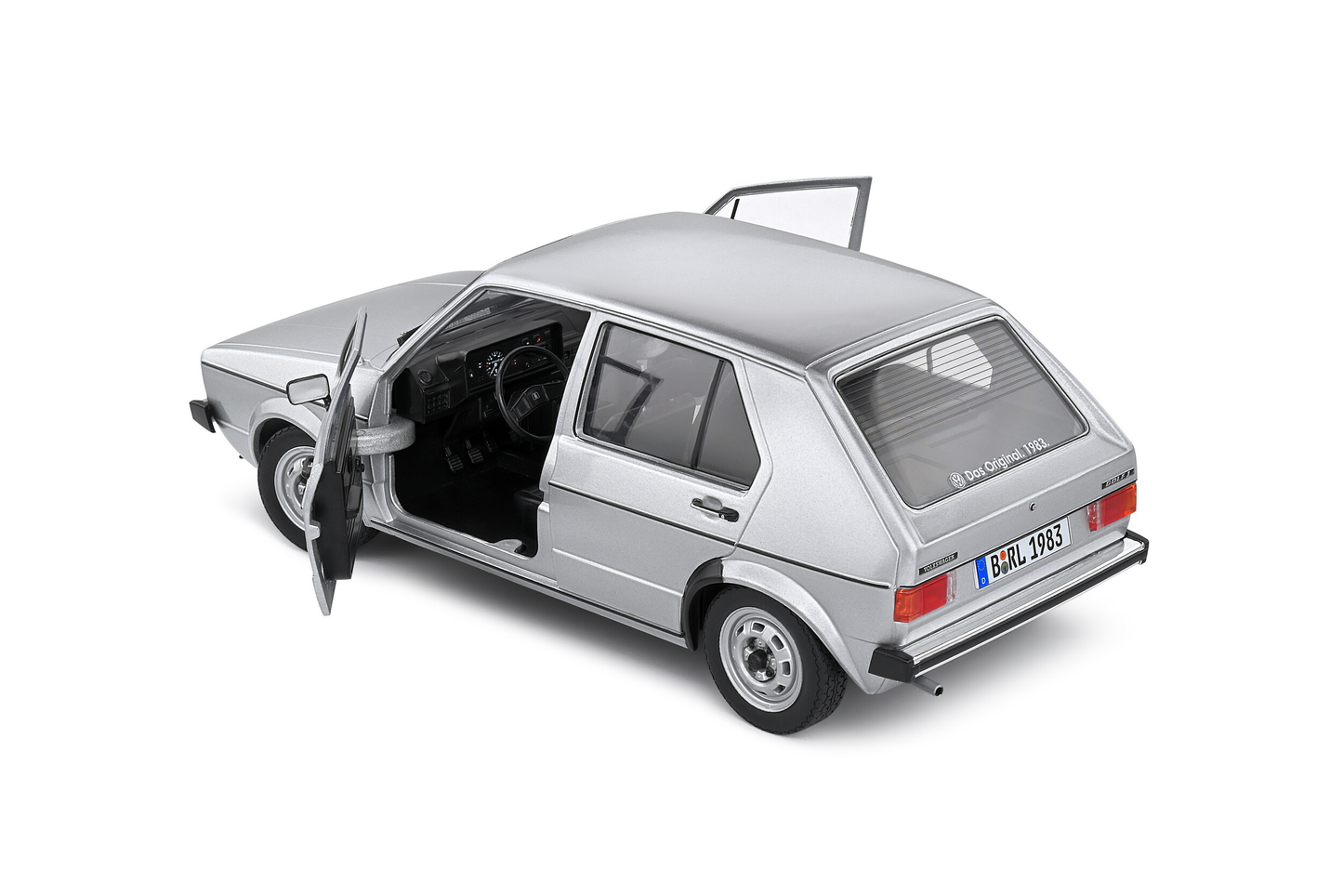 Volkswagen Golf L MK1 1983 Gris Metal Solido 1:18