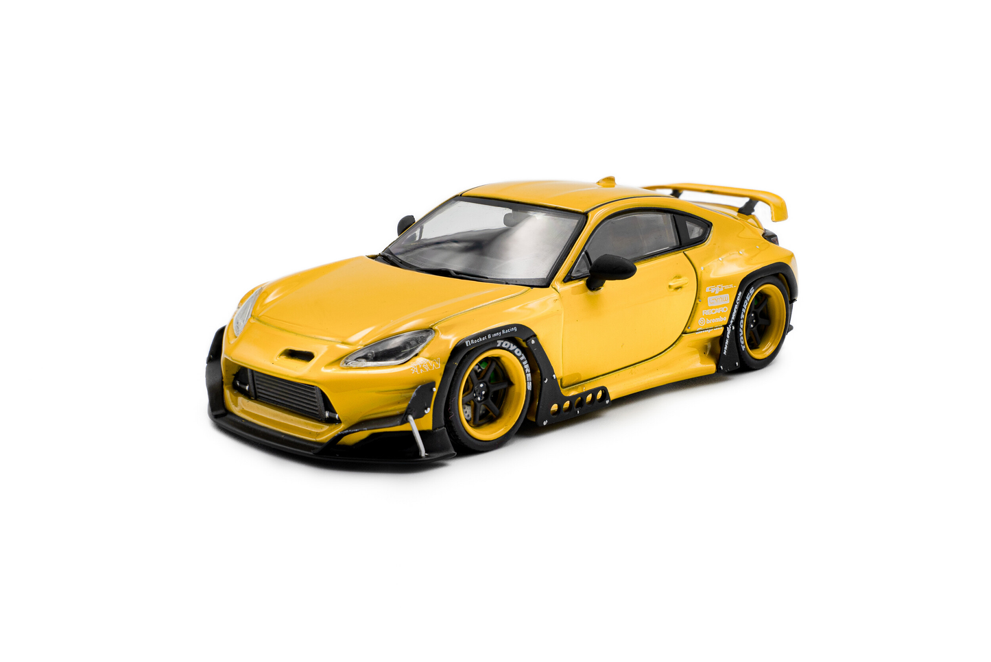 Pandem Toyota GR86 Yellow Solido 1:43