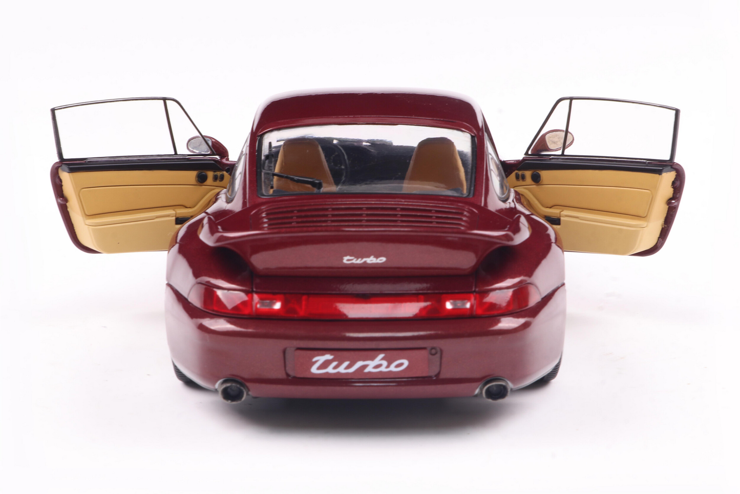 Porsche 911 (993) Turbo 1997 Arena Red Solido 1:18