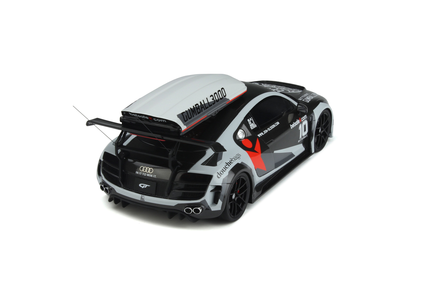 Audi R8 Body kit Gumball 3000 2013 Jon Olsson GT Spirit 1:18