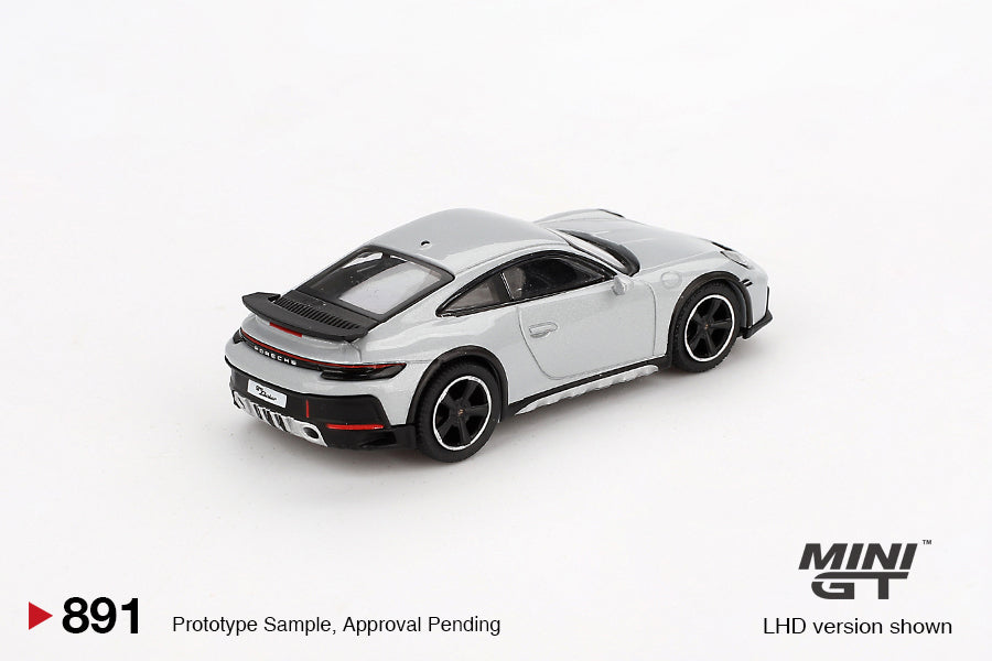 Porsche 911 Dakar Ice Gray Metallic Mini GT 1:64
