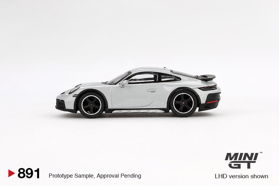 Porsche 911 Dakar Ice Gray Metallic Mini GT 1:64