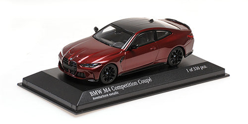 BMW M4 Competition Coupé Red Metallic Minichamps 1:43