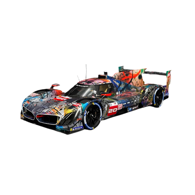 BMW M Hybrid V8 Art Car by Julie Mehretu #20 24h Le Mans 2024 Spark 1:18