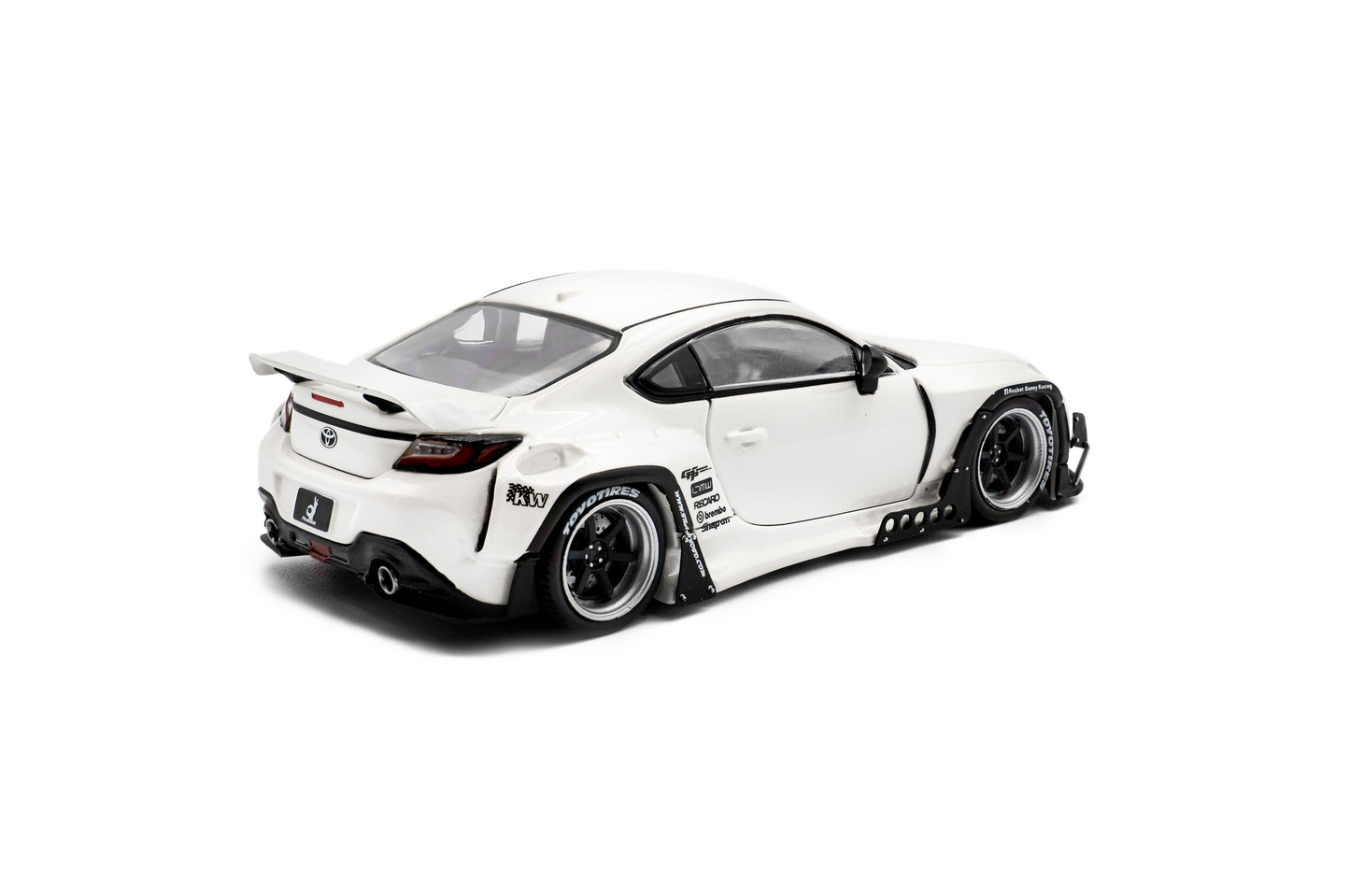 Pandem Toyota GR86 White Solido 1:43