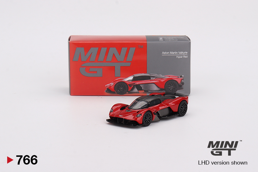 Aston Martin Valkyrie Hyper Red Mini GT 1:64