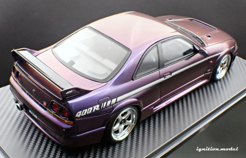 IG3657 NISMO 400R (BCNR33) Midnight Purple Ignition Model 1:18