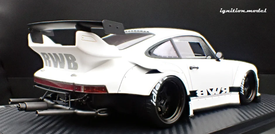 Porsche RWB 964 in miniatura - Scala 1:18 - Colore nero