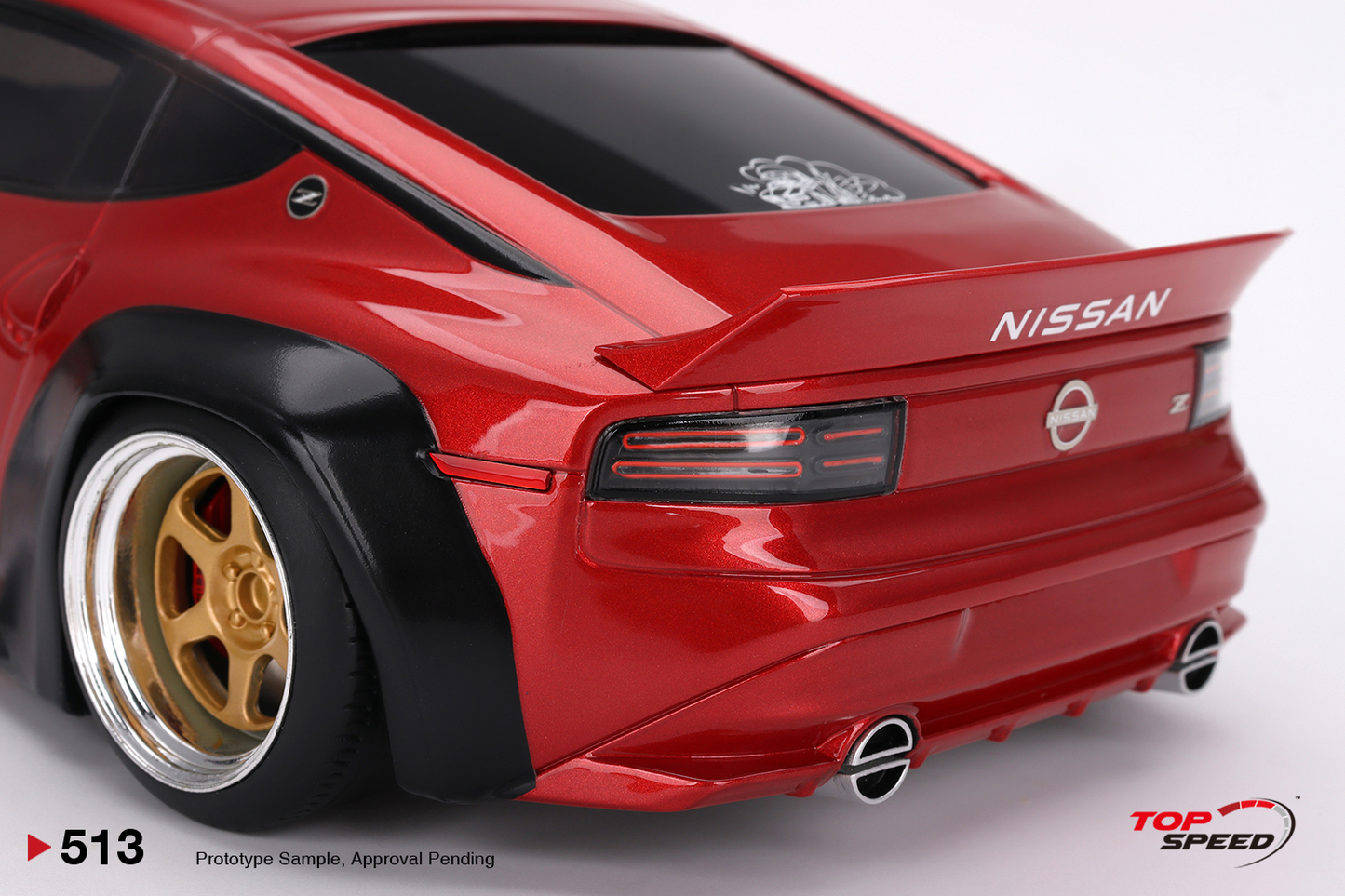 Nissan 400Z (RZ34) Pandem Passion Red Top Speed 1:18