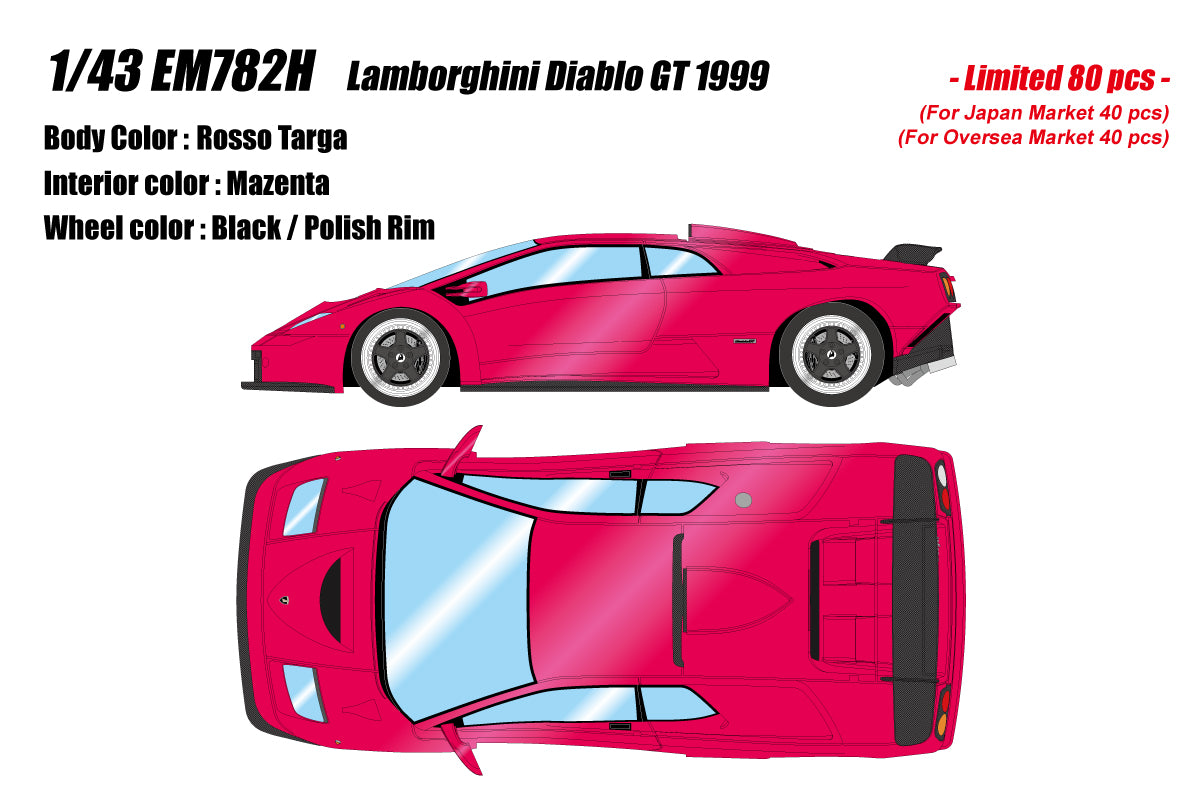 Lamborghini Diablo GT 1999 miniature - Scale 1:43