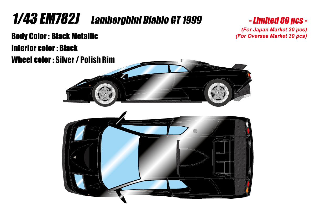 Lamborghini Diablo GT 1999 miniature - Scale 1:43