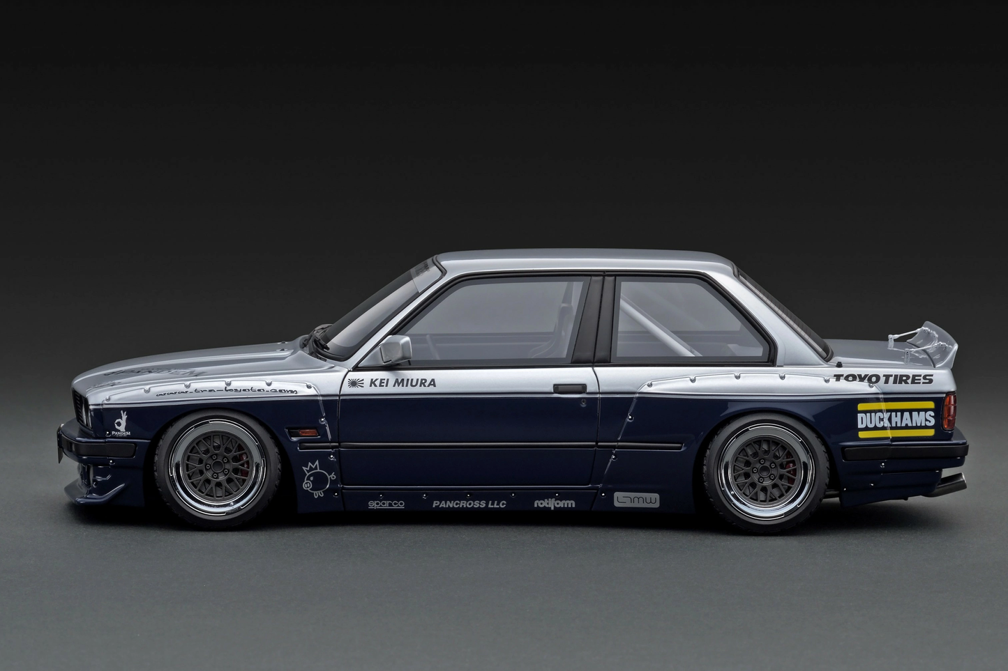 Porsche RWB 964 in miniatura - Scala 1:18 - Colore nero