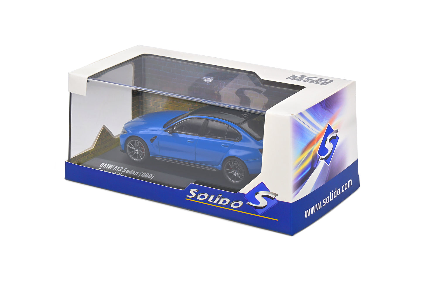 BMW M3 Sedan Compétition G80 Santorini Blue Solido 1:43