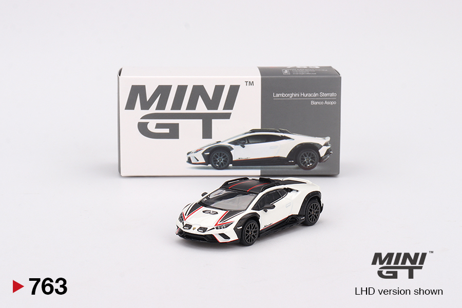 Lamborghini Huracan Sterrato Bianco Asopo Mini GT 1:64