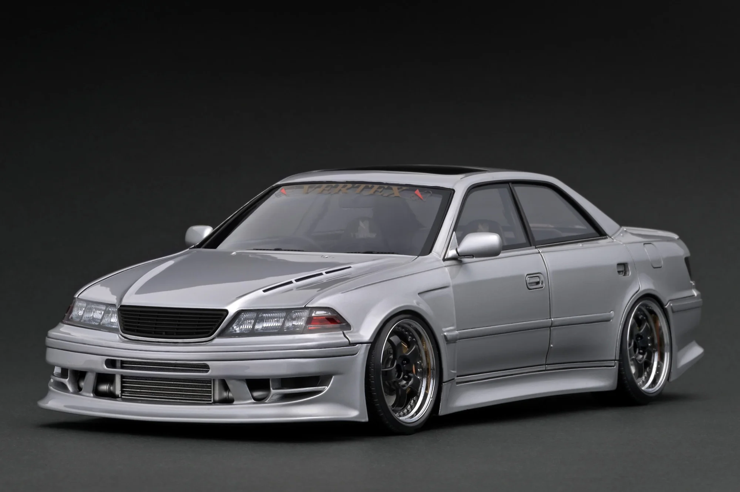 IG3578 Toyota Chaser VERTEX JZX100 MARK-II Silver Ignition Model 1:18