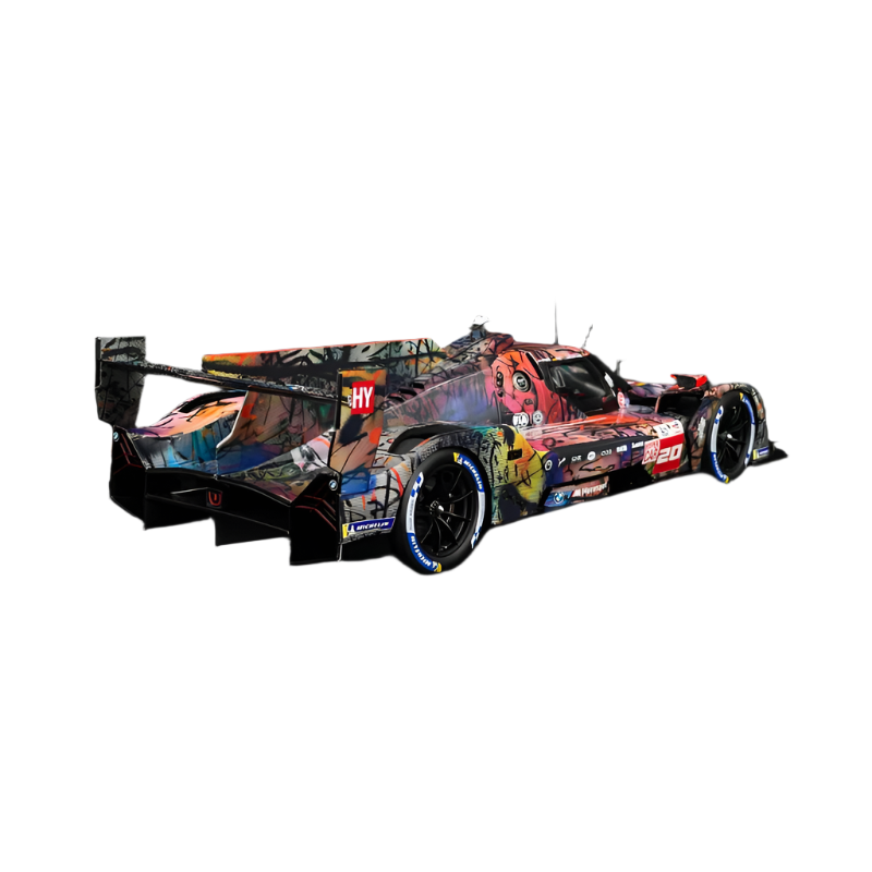 BMW M Hybrid V8 Art Car by Julie Mehretu #20 24h Le Mans 2024 Spark 1:18